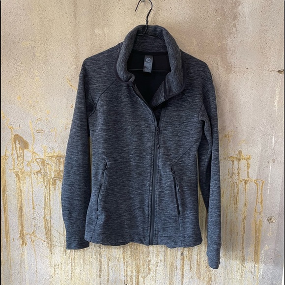 Champion Jackets & Blazers - Grayish - Black zip up Champion Jacket